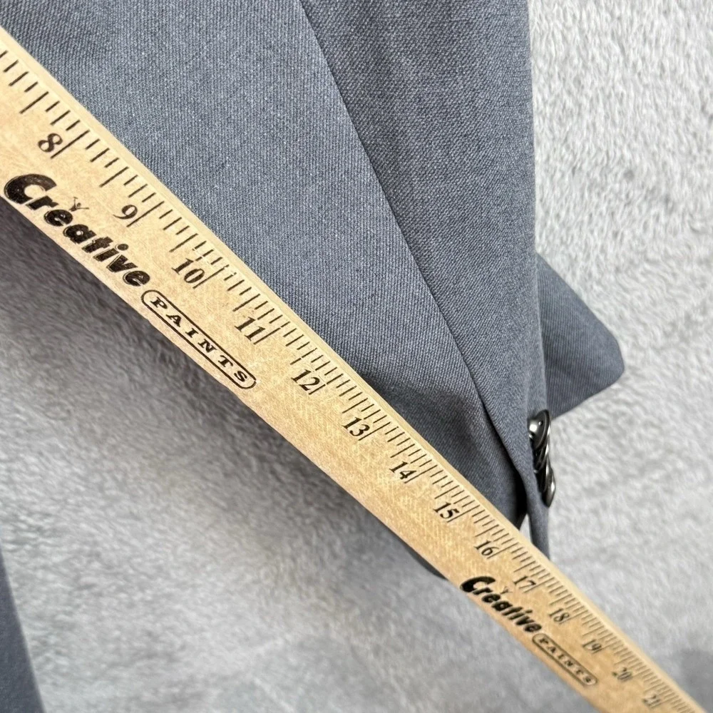 Alan Flusser Blazer Mens 44R Gray Suit Jacket‎ Business Formal Sport Coat NWT